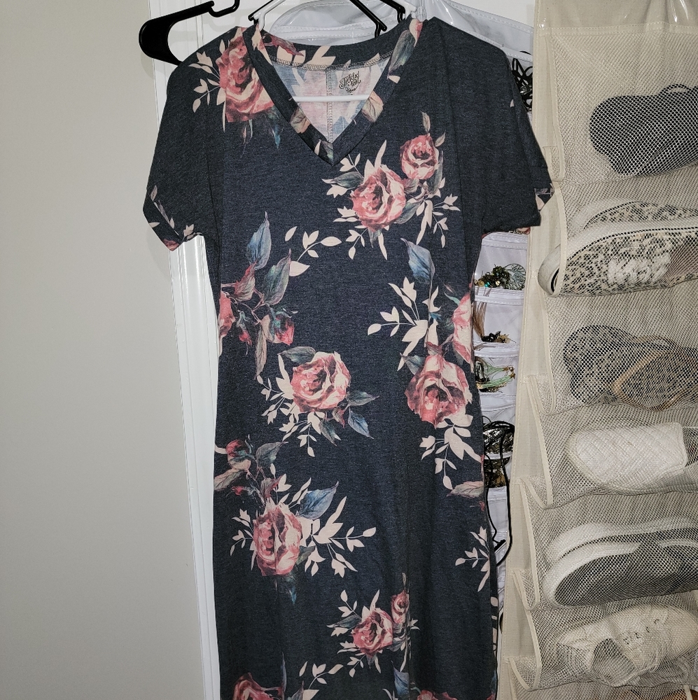TICKLED TEAL MAXI DRESS